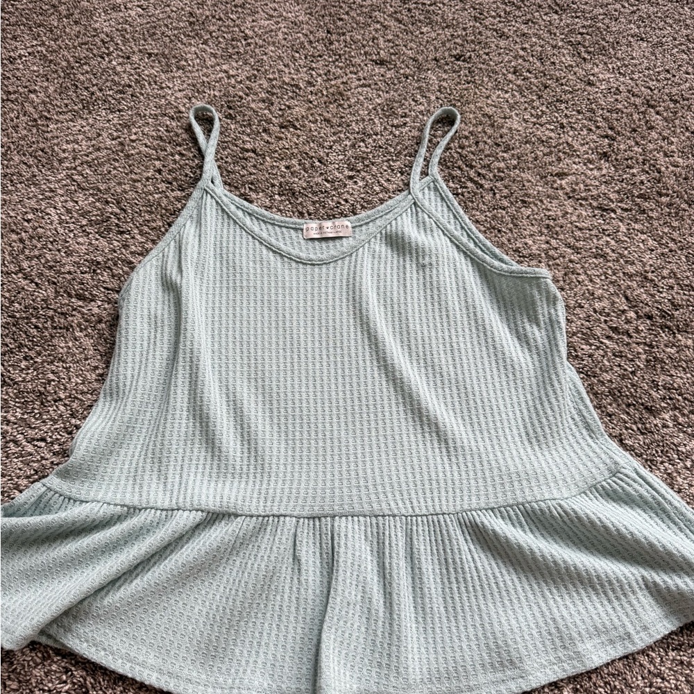 Paper Crane Mint Green Camisole Top